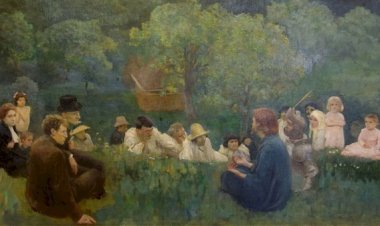 وكانَ مِنَ النَّاسِ جَمعٌ كثيرٌ يُصغي إِلَيه مَسْرورًا - مرقس ٣٥-٣٧