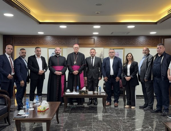 بيت لحم تستقبل القاصد الرسولي في القدس وتؤكد تمسكها برسالتها الإنسانية العالمية