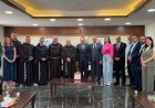 بلدية بيت لحم تستقبل حارس الأراضي المقدسة ووفداً من كنيسة المهد للروم الأرثوذكس