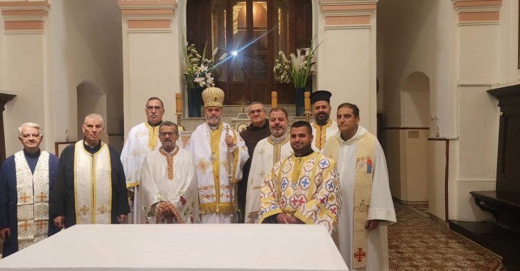 أبناء أبرشية الجليل يحتفلون بعيد مار إلياس في حيفا